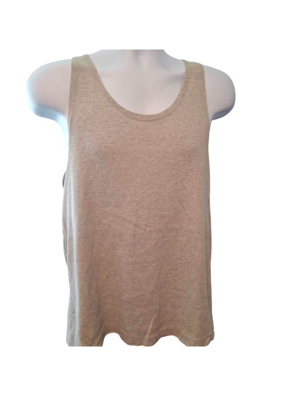 American Eagle USA Tank Top Medium Gray Cotton Minimalist Y2K Grunge Casual